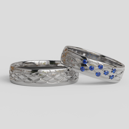 Argollas Matrimonio Ginebra Oro 18k