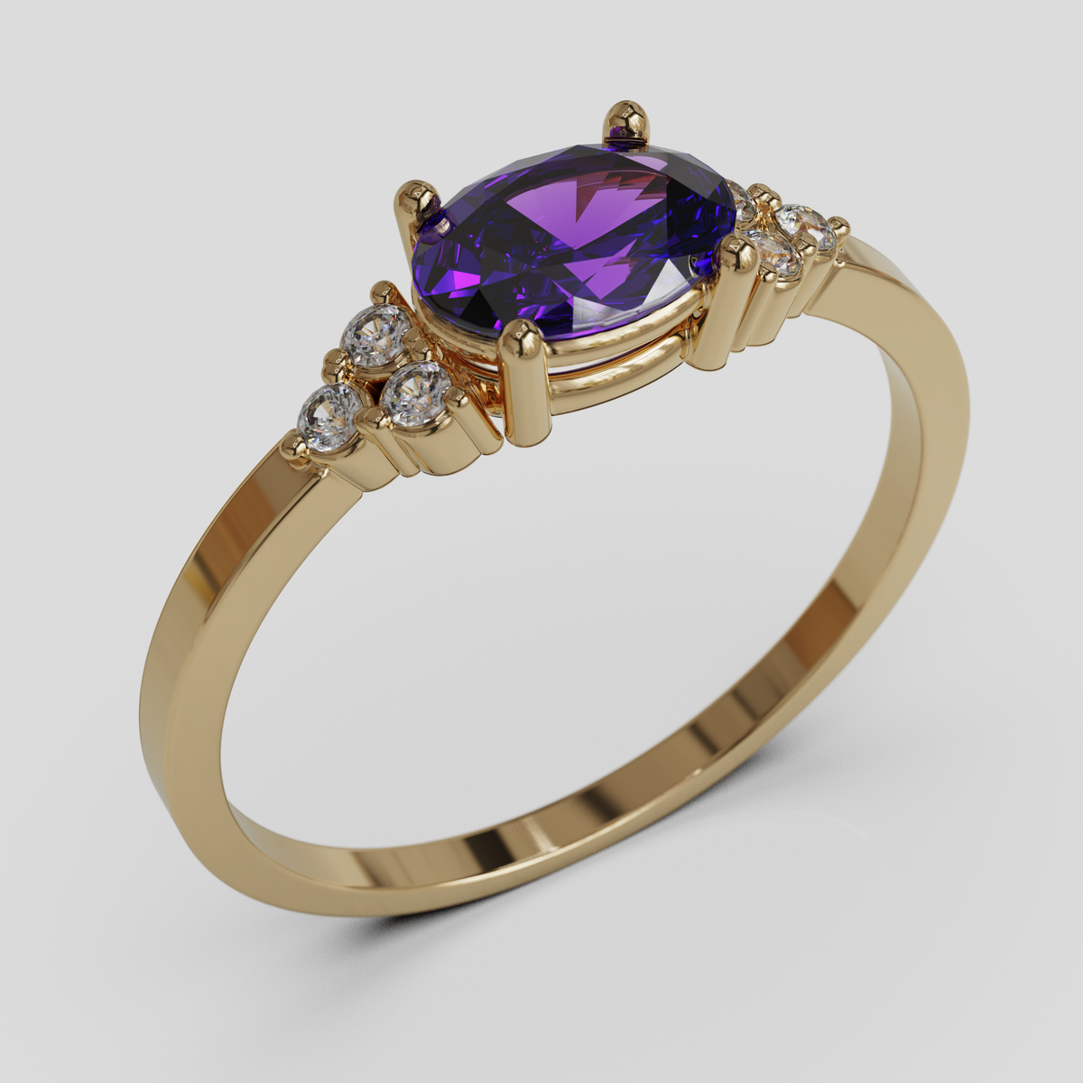 Anillo de Compromiso Kaleido Oro 18K