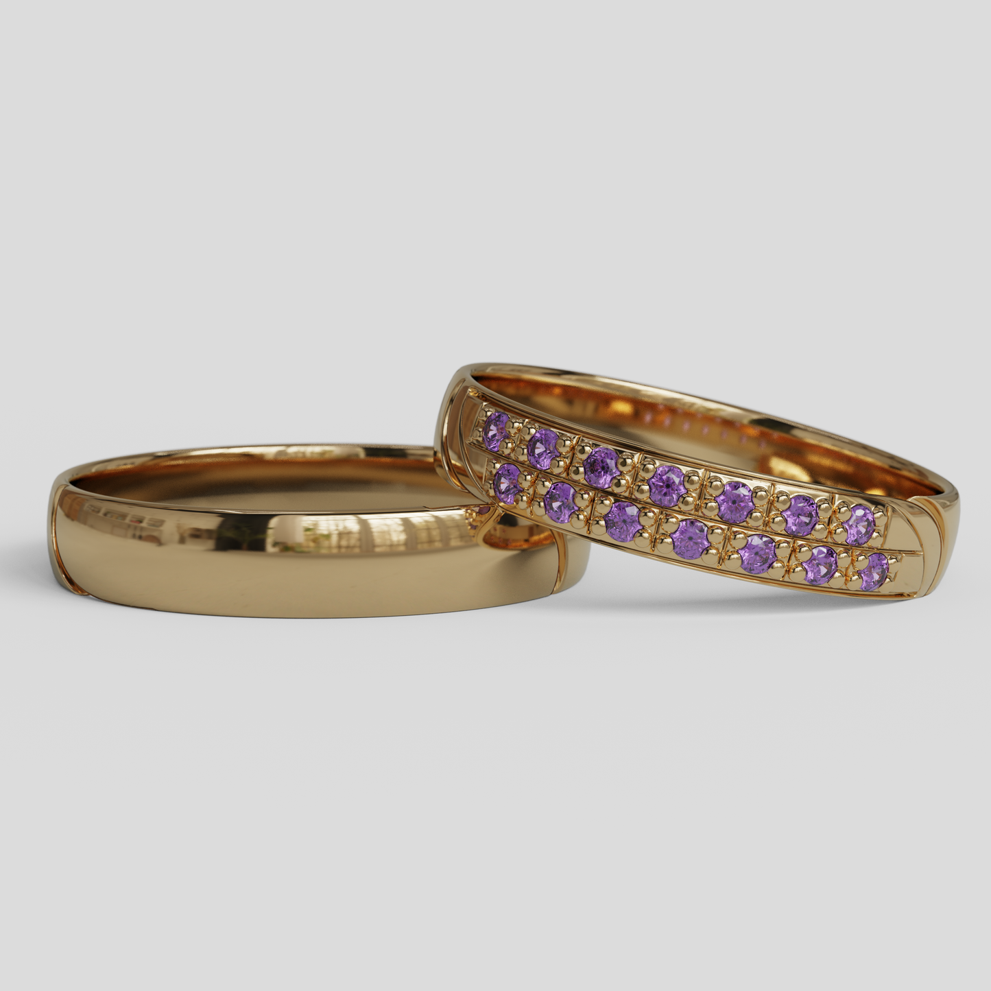 Argollas de Matrimonio Livia Oro 18k