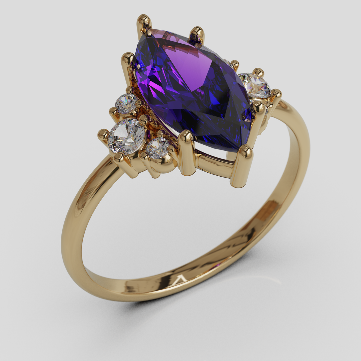 Anillo de Compromiso Marquis Kylia Oro 18K