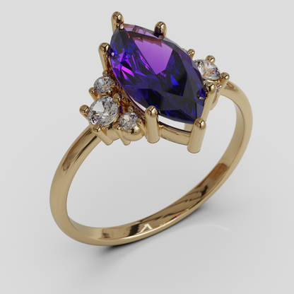 Anillo de Compromiso Marquis Kylia Oro 18K