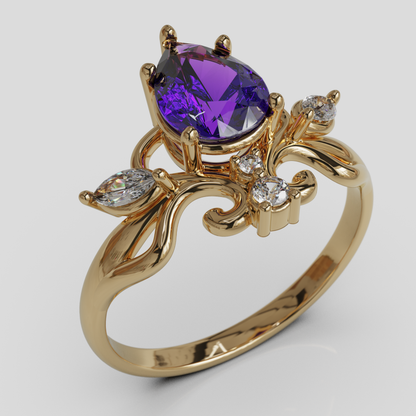 Anillo de Compromiso Ophelia Oro 18K