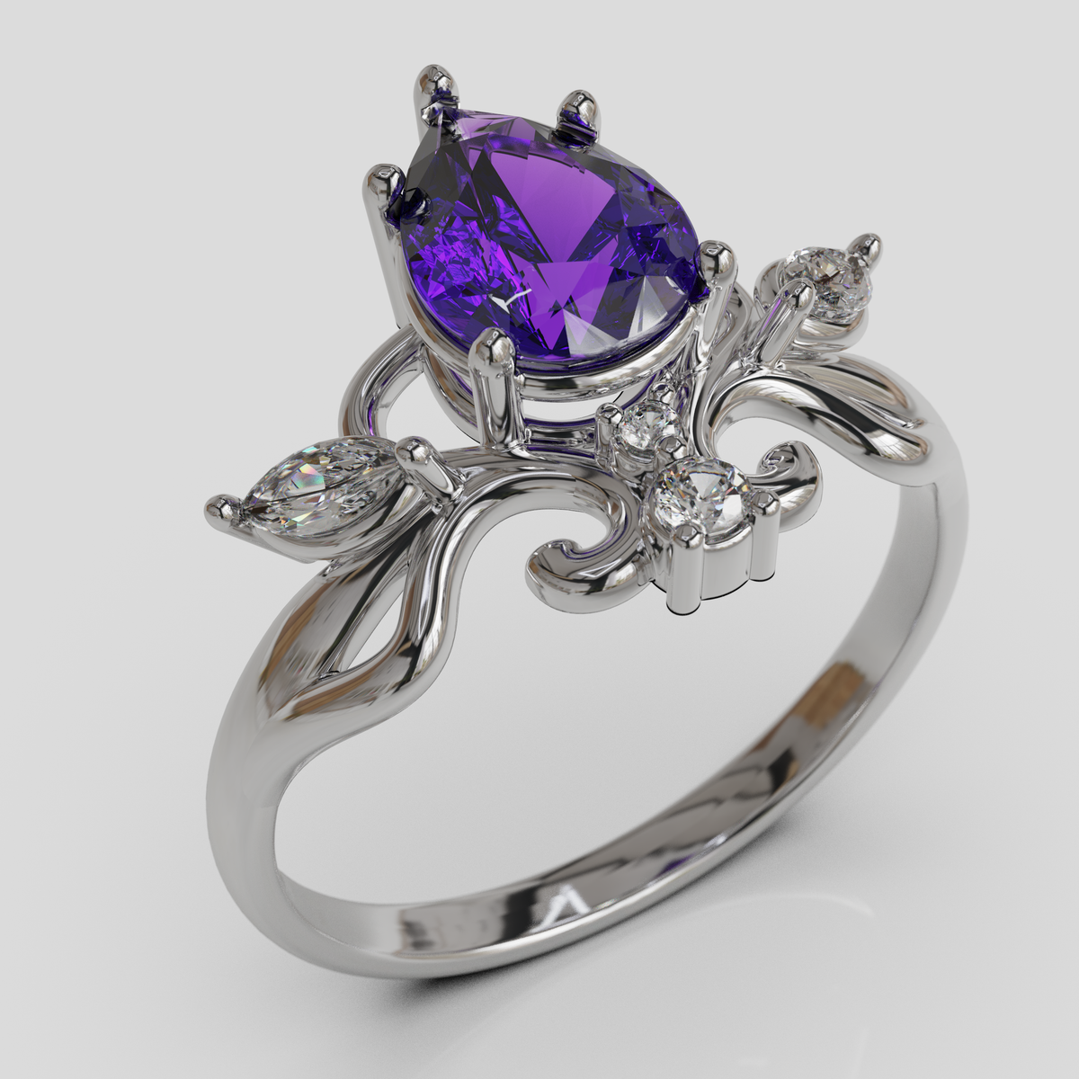 Anillo de Compromiso Ophelia Oro 18K