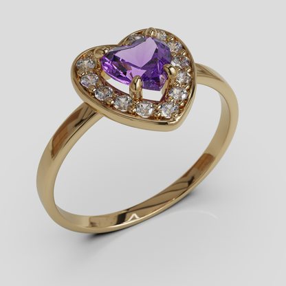 Anillo Princess Solitario