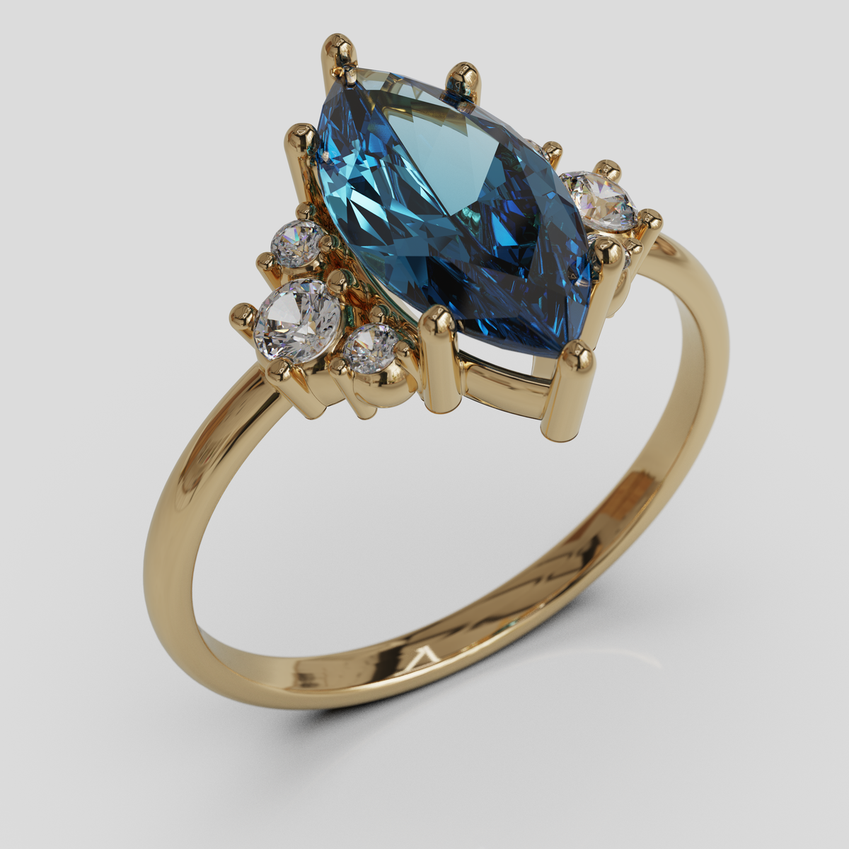 Anillo de Compromiso Marquis Kylia Oro 18K