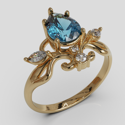 Anillo de Compromiso Ophelia Oro 18K
