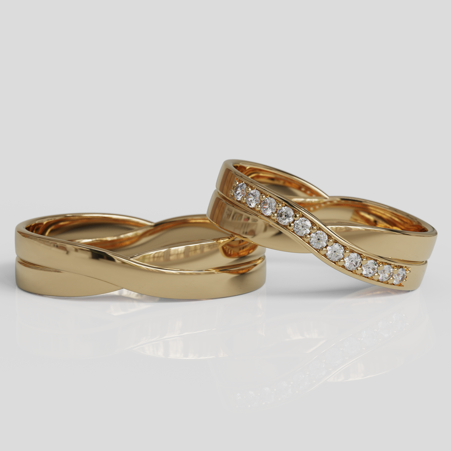 Argollas Matrimonio Vincio Oro 18k