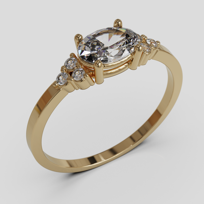 Anillo de Compromiso Kaleido Oro 18K