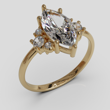Anillo de Compromiso Marquis Kylia Oro 18K