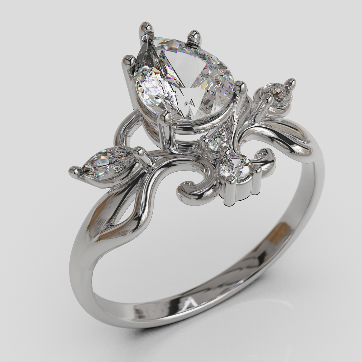 Anillo de Compromiso Ophelia Oro 18K