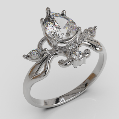 Anillo de Compromiso Ophelia Oro 18K