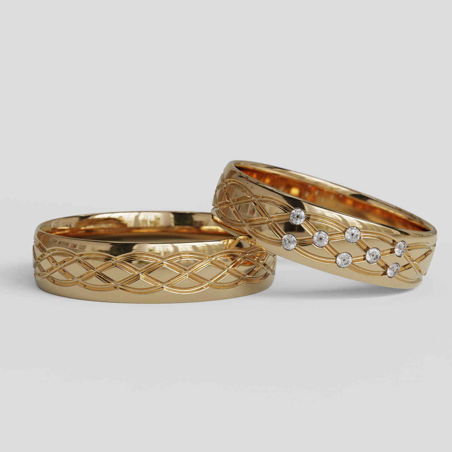 Argollas Matrimonio Ginebra Oro 18k