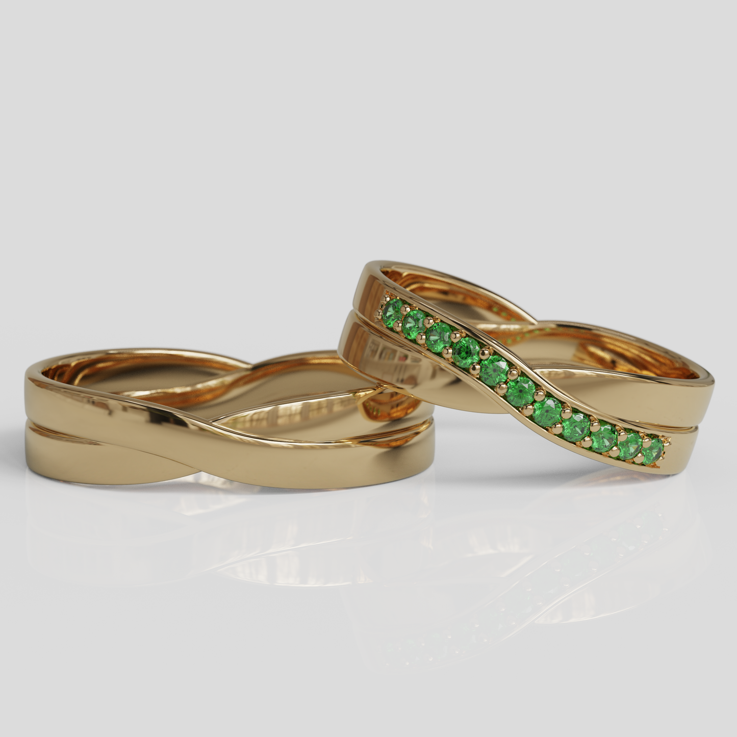 Argollas Matrimonio Vincio Oro 18k