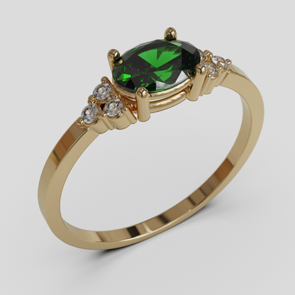 Anillo de Compromiso Kaleido Oro 18K
