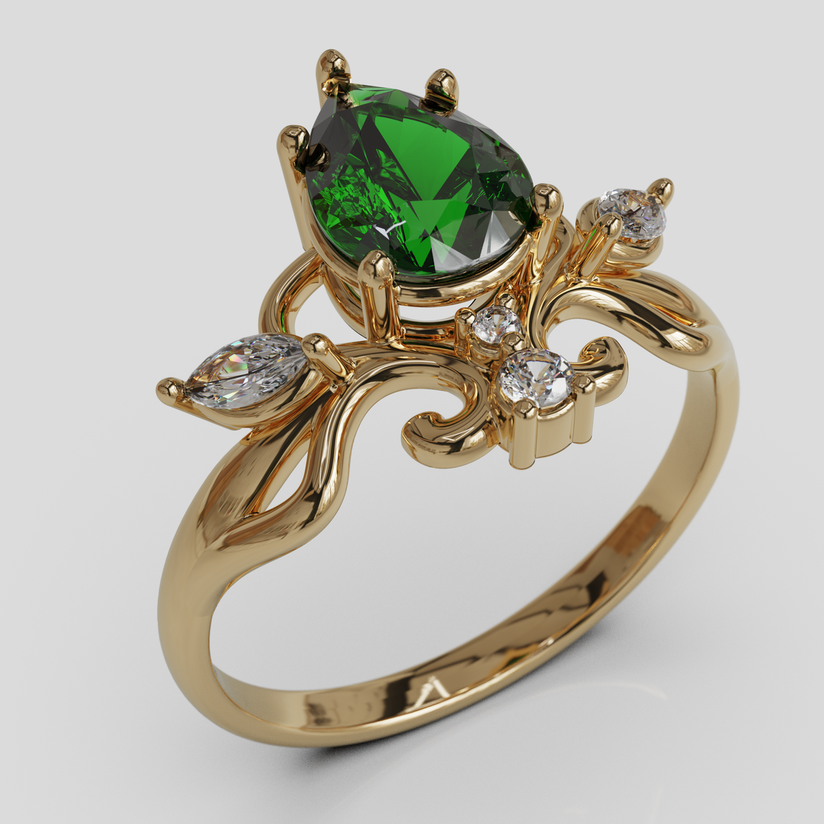 Anillo de Compromiso Ophelia Oro 18K