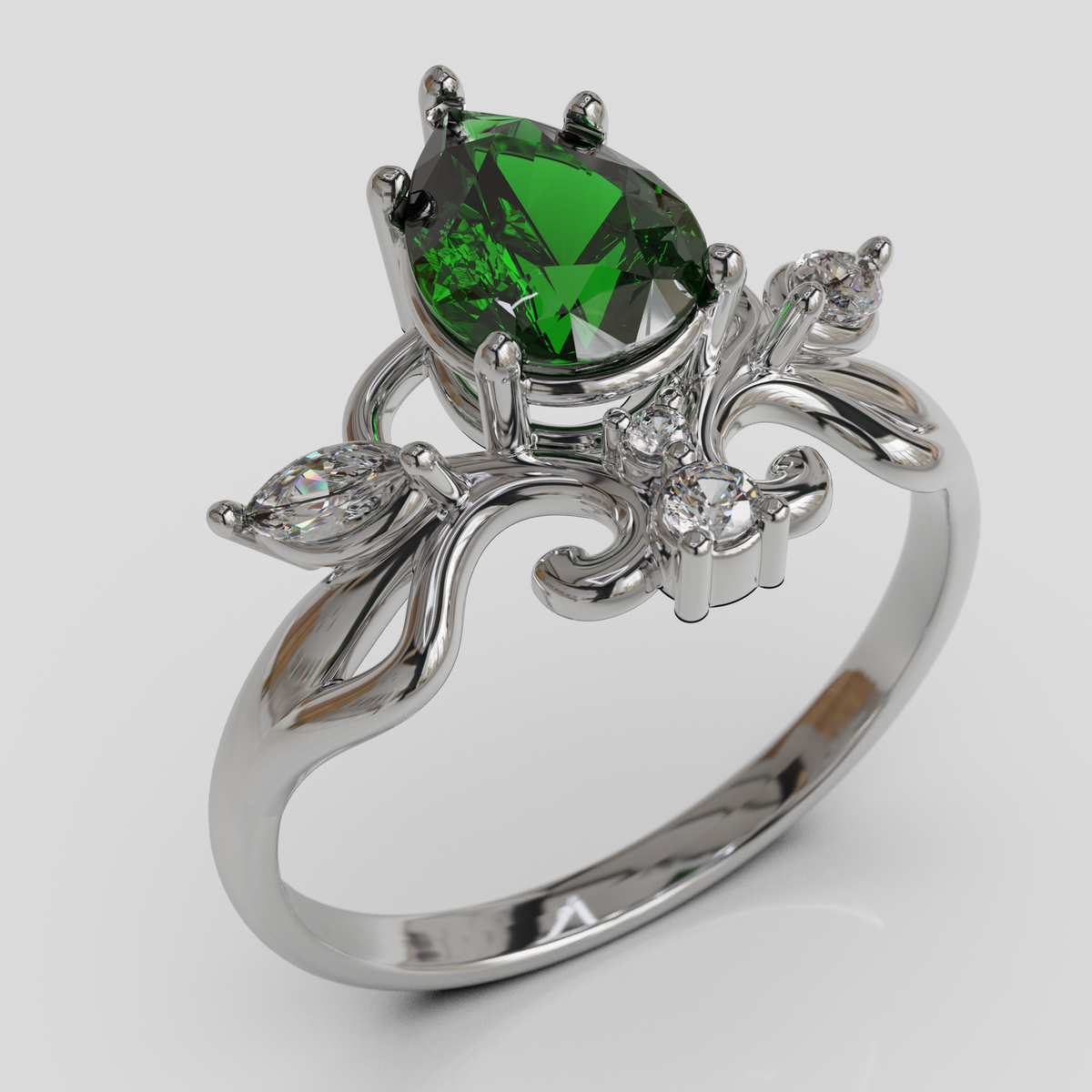 Anillo de Compromiso Ophelia Oro 18K