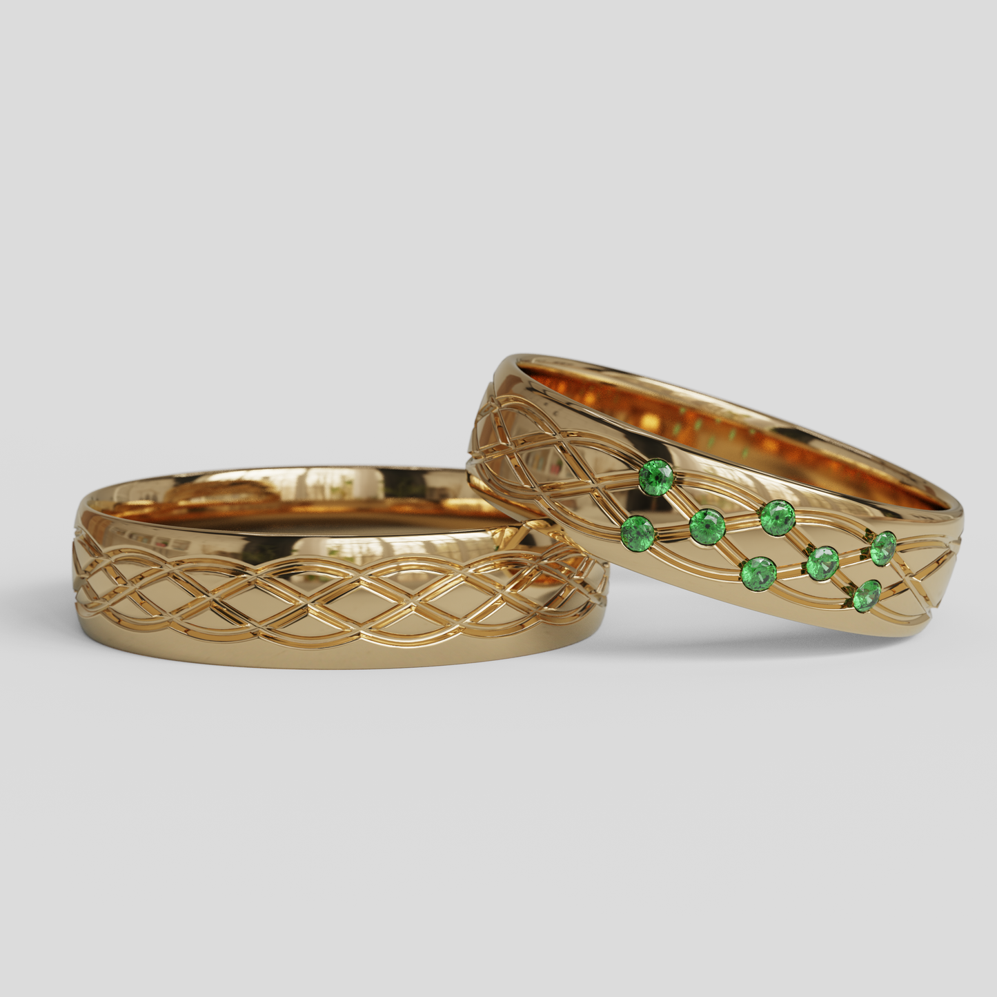 Argollas Matrimonio Ginebra Oro 18k