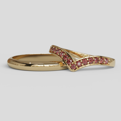 Argollas de Matrimonio Maravilla Oro 18k