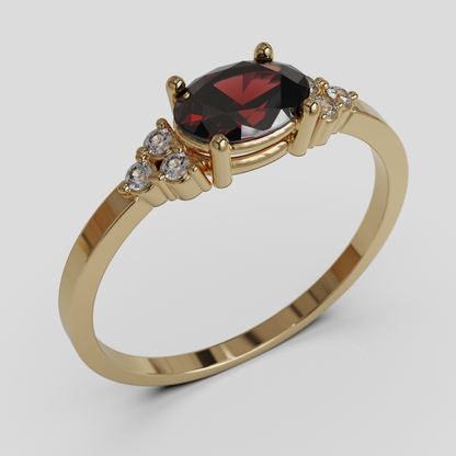 Anillo de Compromiso Kaleido Oro 18K