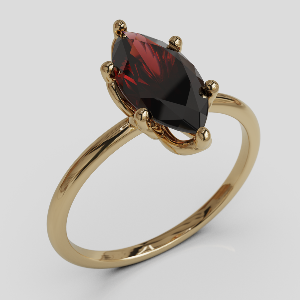 Anillo de Compromiso Marquis Loto Oro 18K