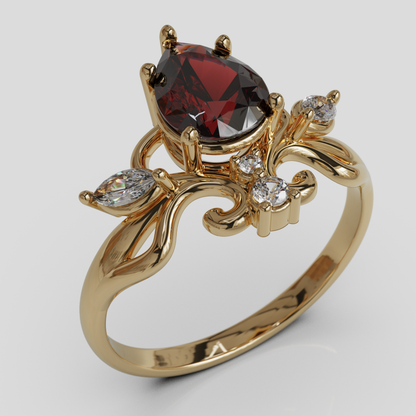 Anillo de Compromiso Ophelia Oro 18K