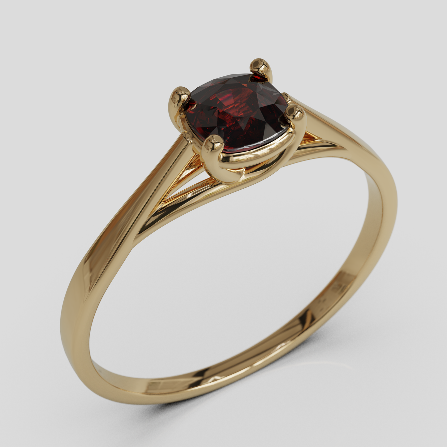 Anillo de Compromiso Prisma Solitario