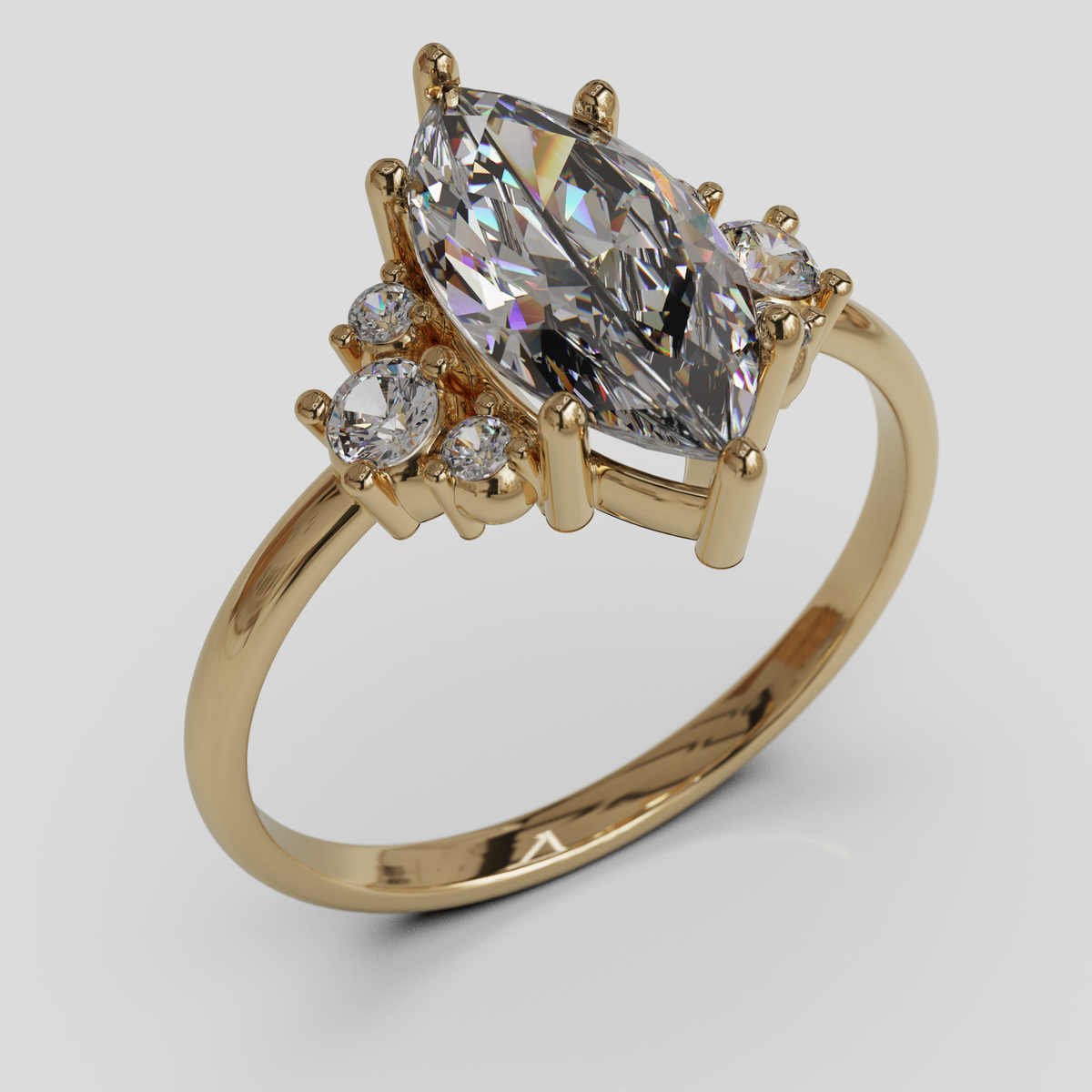 Anillo de Compromiso Marquis Kylia Oro 18K