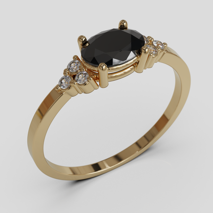 Anillo de Compromiso Kaleido Oro 18K