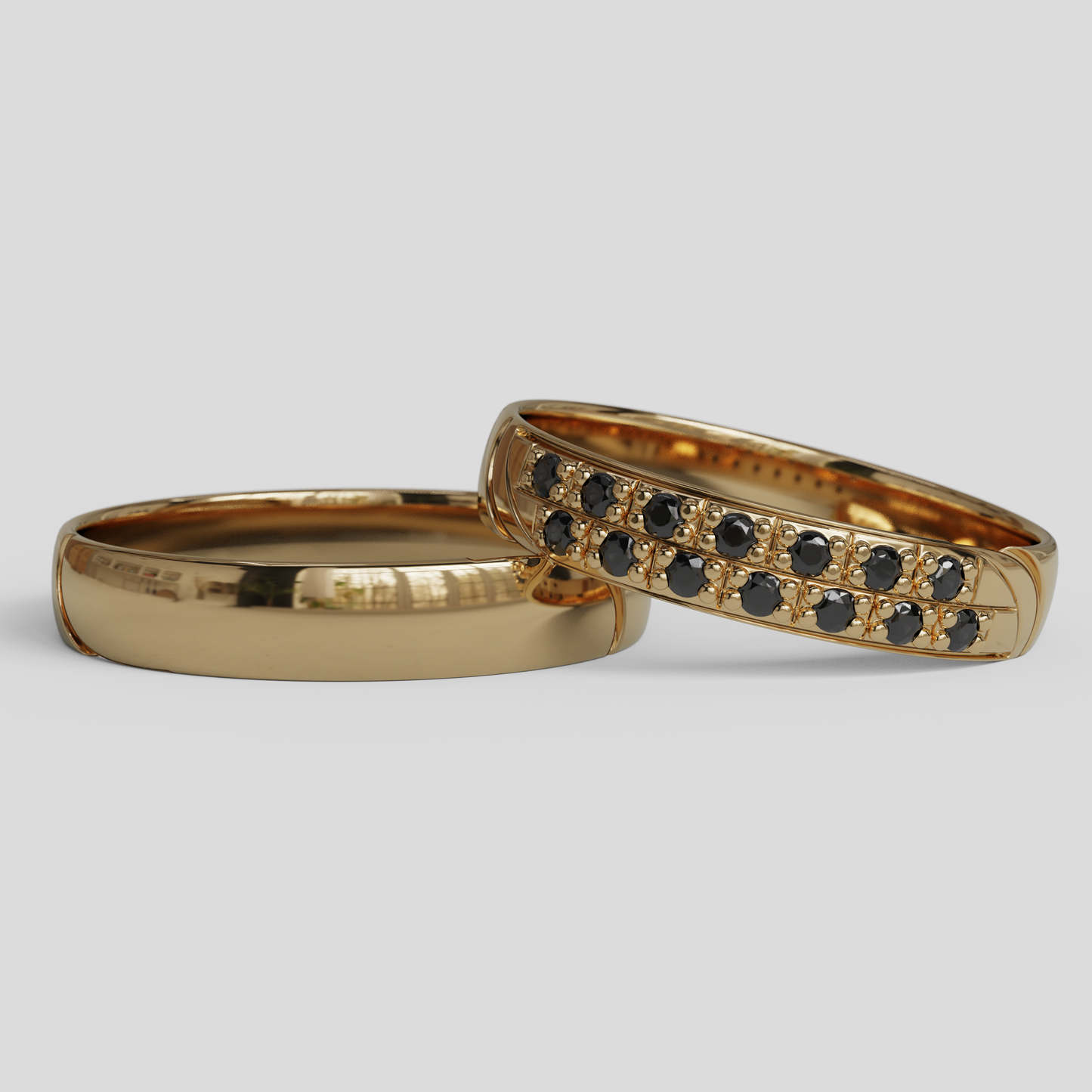 Argollas de Matrimonio Livia Oro 18k