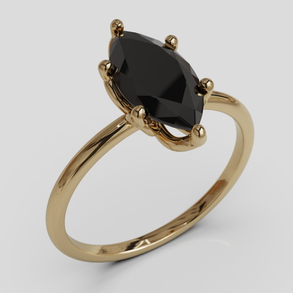 Anillo de Compromiso Marquis Loto Oro 18K