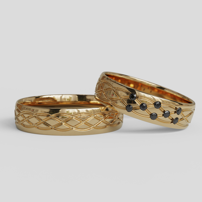 Argollas Matrimonio Ginebra Oro 18k