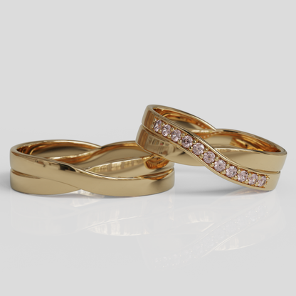 Argollas Matrimonio Vincio Oro 18k