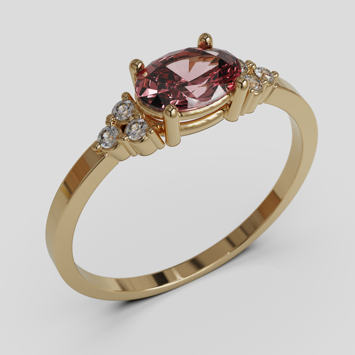 Anillo de Compromiso Kaleido Oro 18K