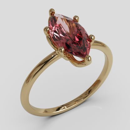Anillo de Compromiso Marquis Loto Oro 18K