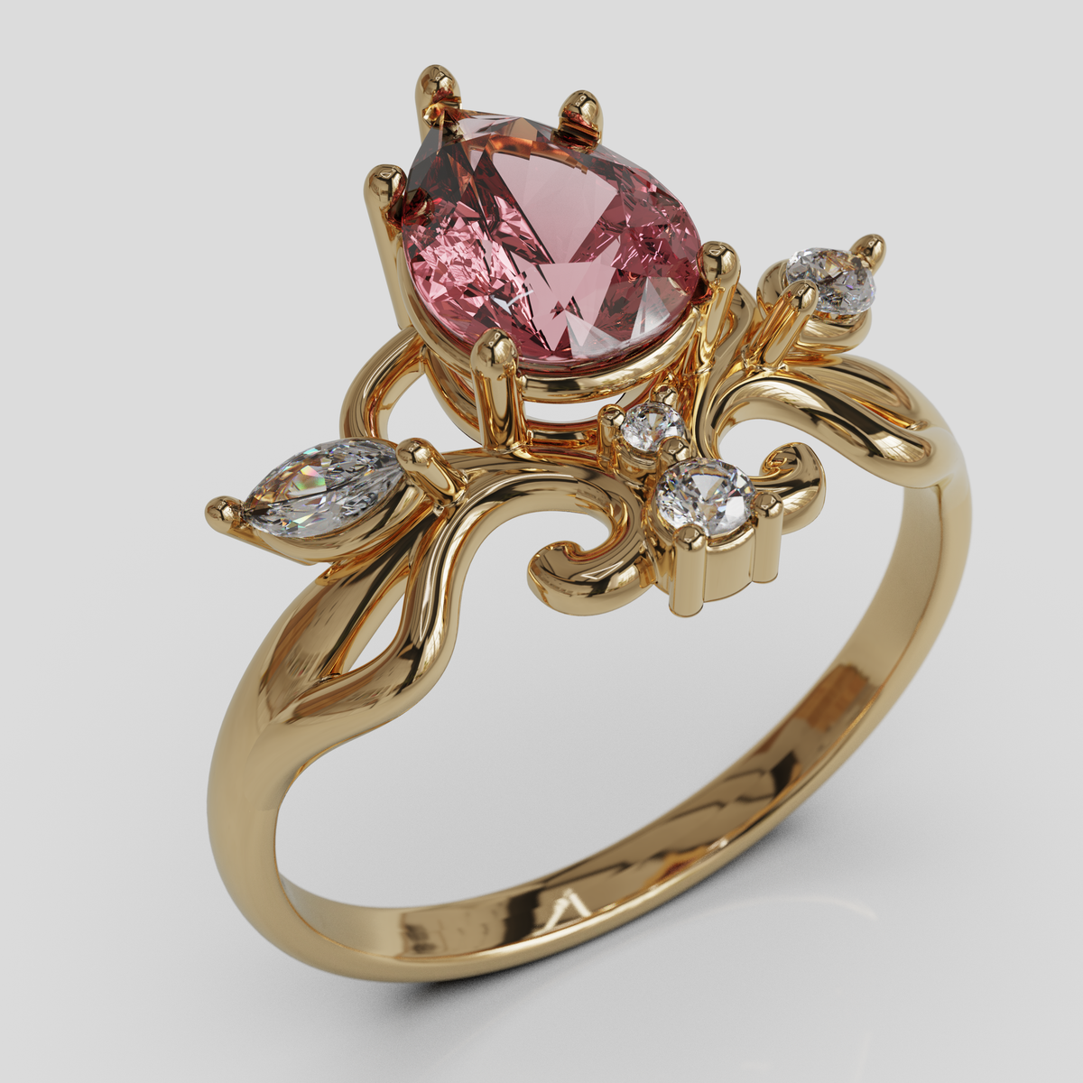 Anillo de Compromiso Ophelia Oro 18K