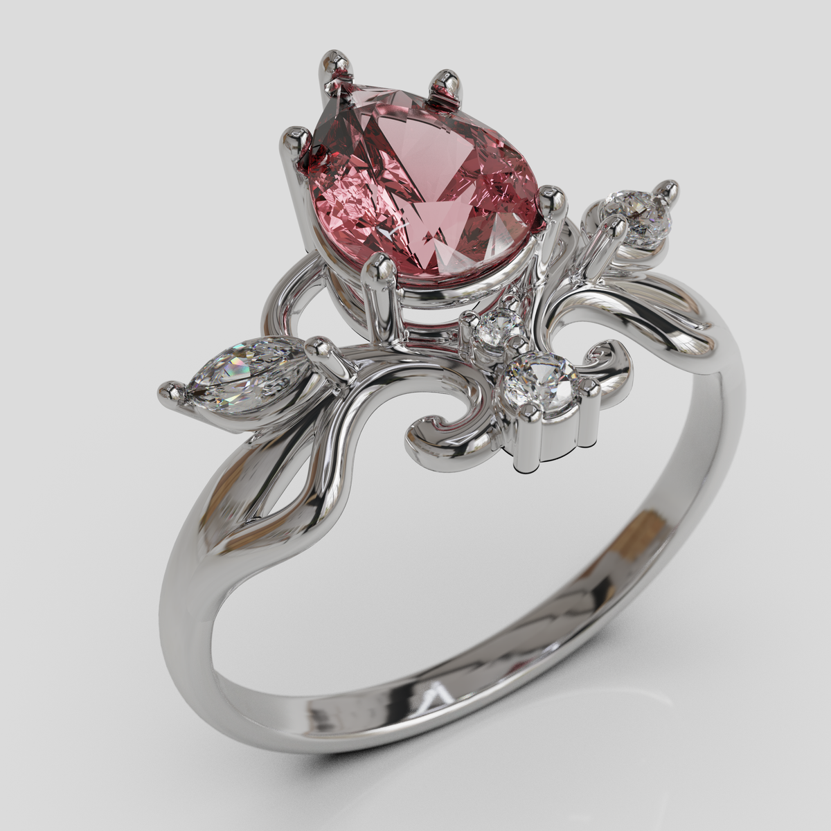 Anillo de Compromiso Ophelia Oro 18K
