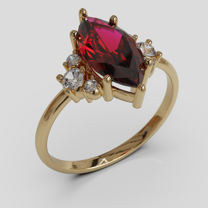 Anillo de Compromiso Marquis Kylia Oro 18K