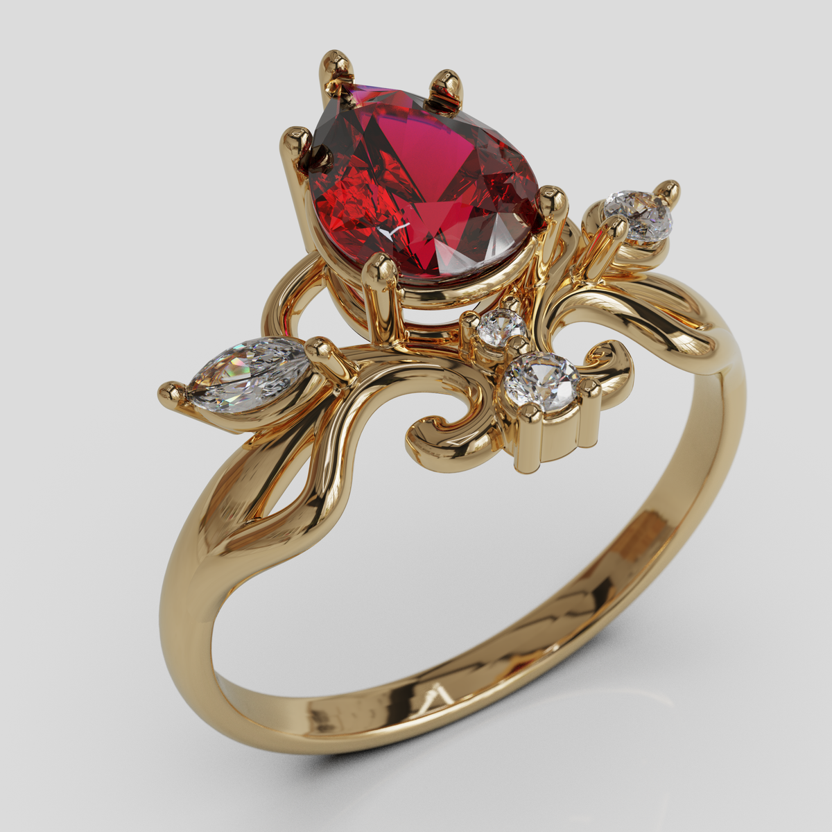 Anillo de Compromiso Ophelia Oro 18K