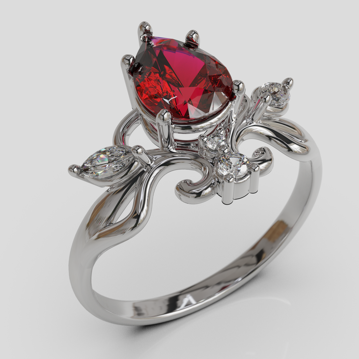 Anillo de Compromiso Ophelia Oro 18K
