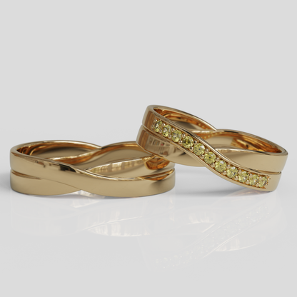 Argollas Matrimonio Vincio Oro 18k