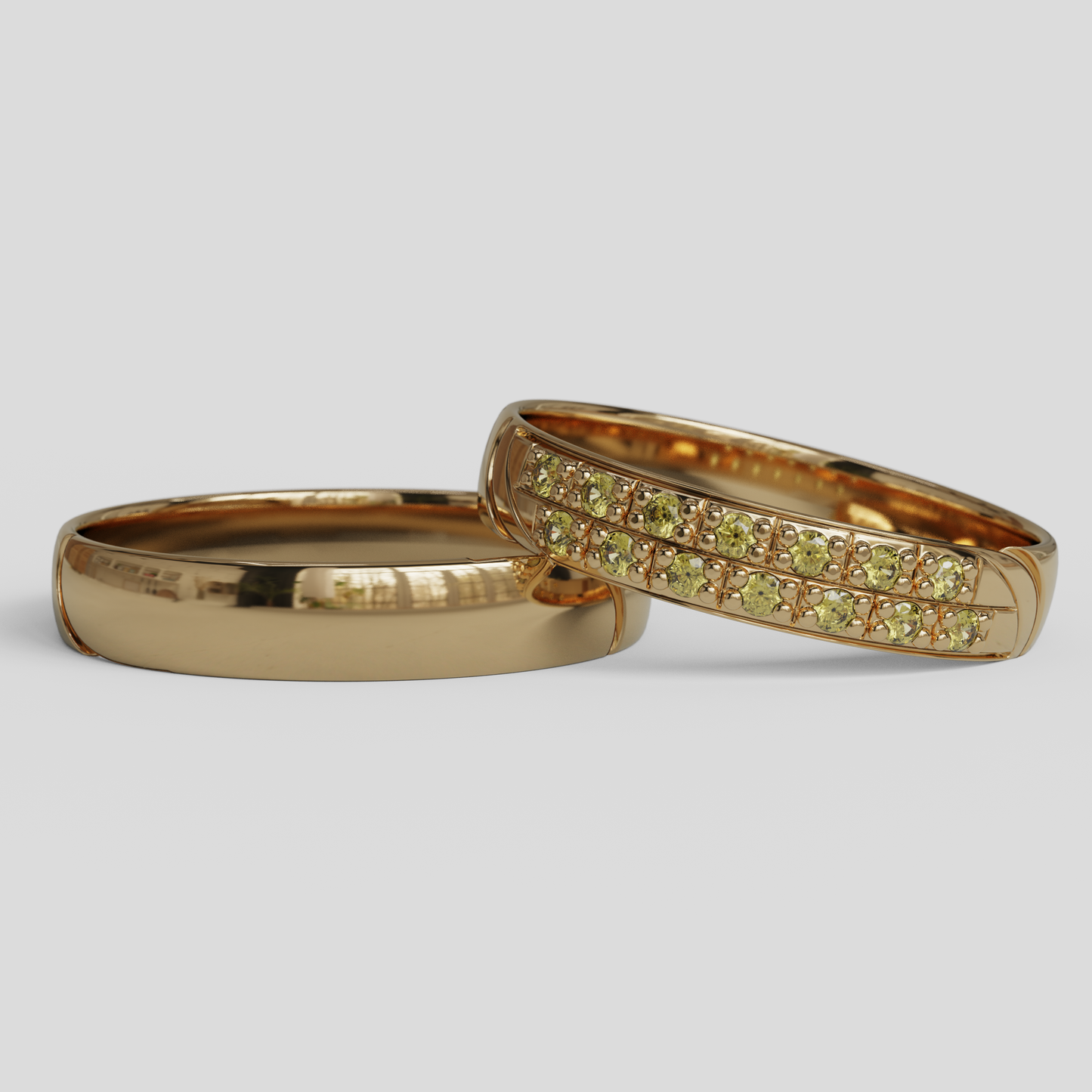 Argollas de Matrimonio Livia Oro 18k