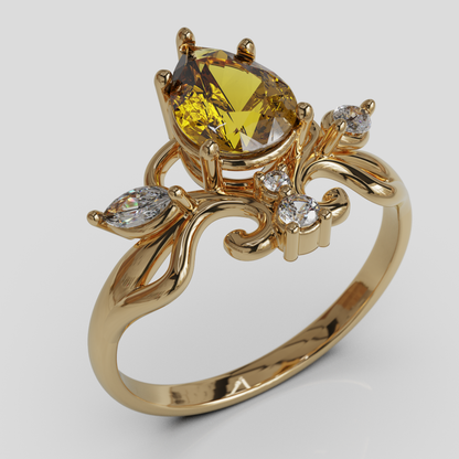 Anillo de Compromiso Ophelia Oro 18K
