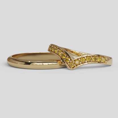 Argollas de Matrimonio Maravilla Oro 18k