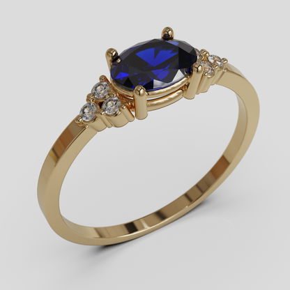 Anillo de Compromiso Kaleido Oro 18K