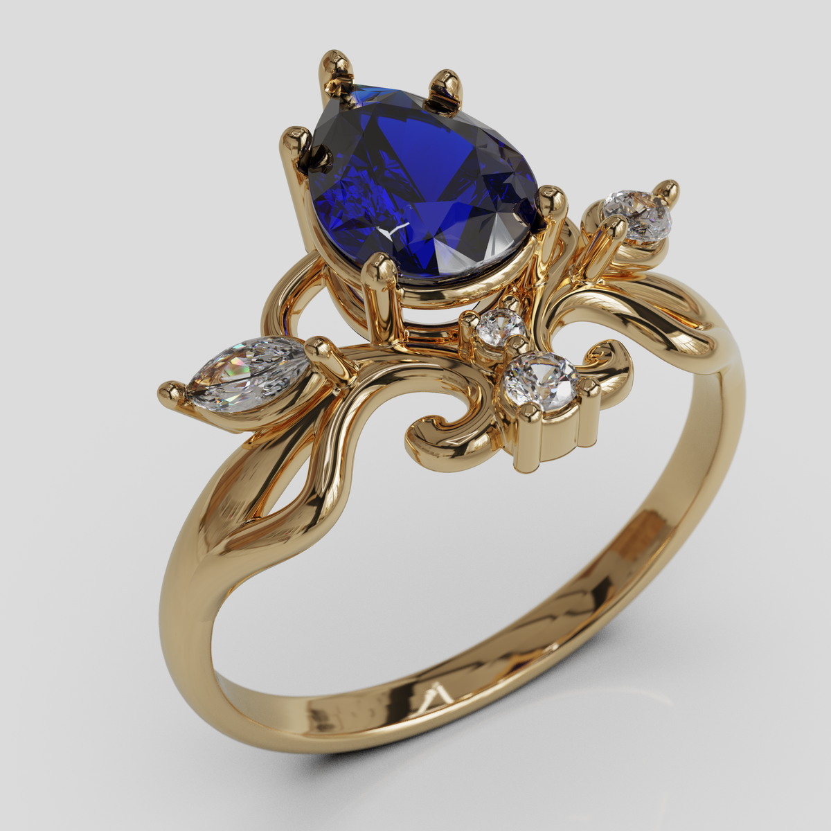 Anillo de Compromiso Ophelia Oro 18K