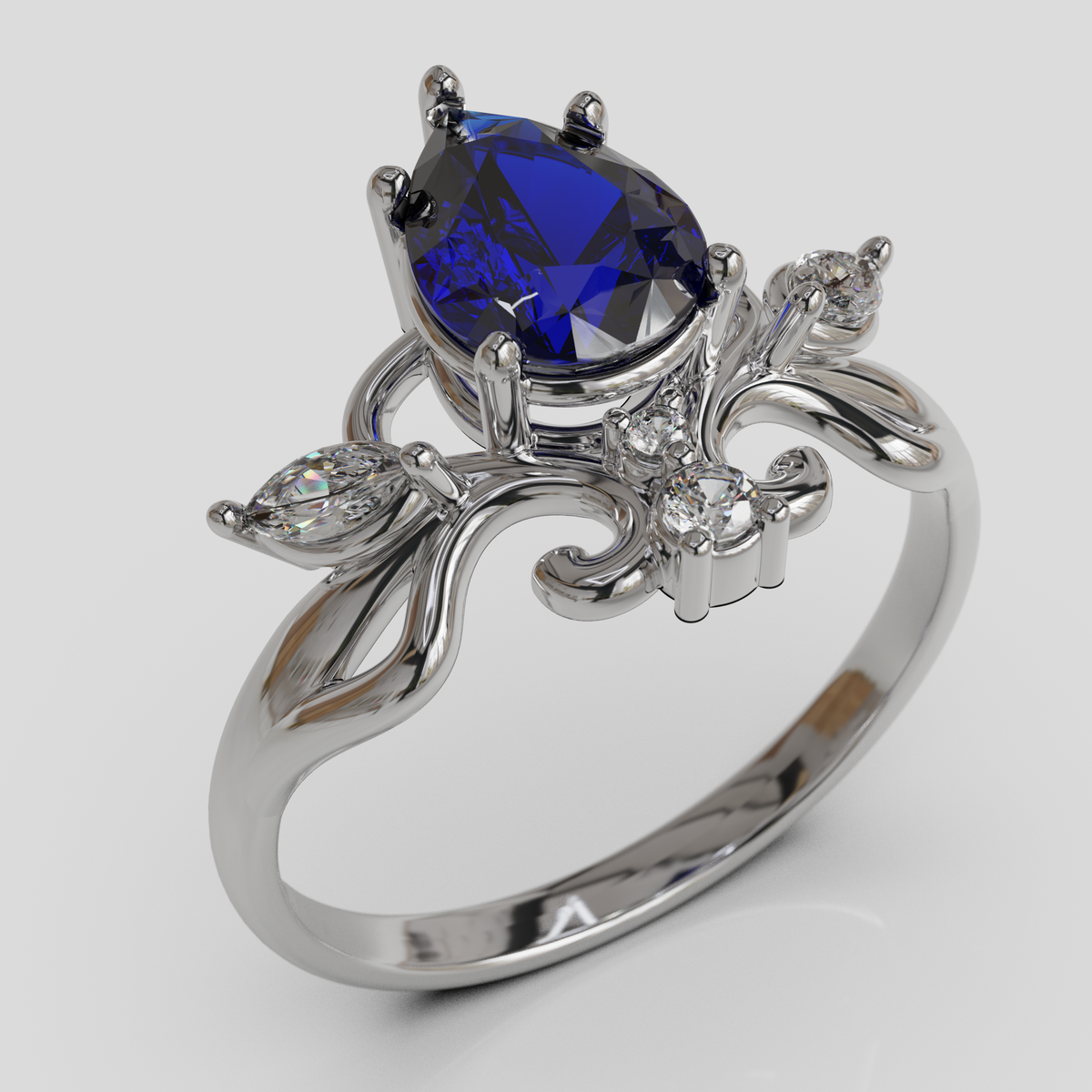 Anillo de Compromiso Ophelia Oro 18K