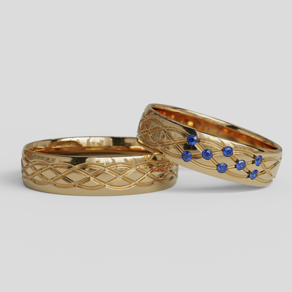 Argollas Matrimonio Ginebra Oro 18k