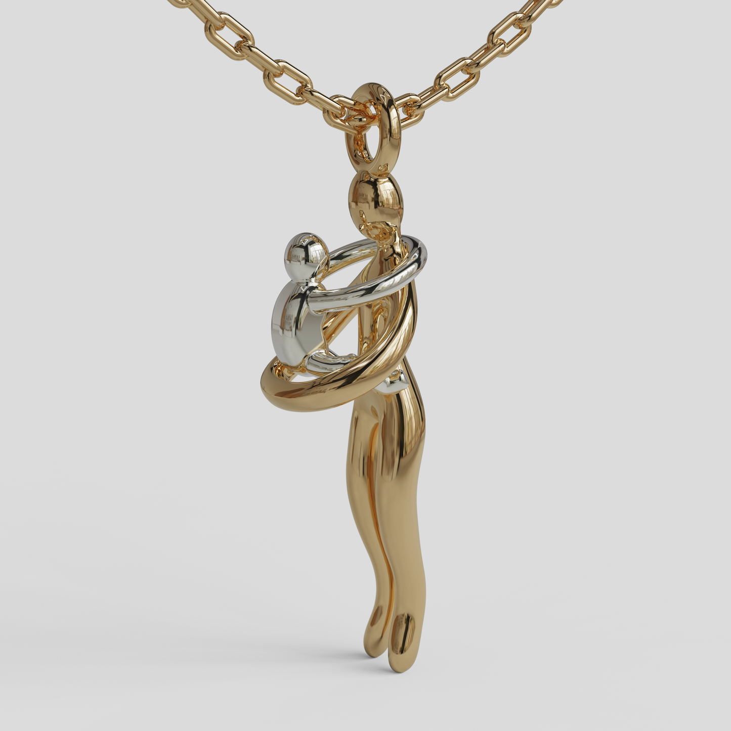Conjunto Mamá e Hijo con Cadena Limada