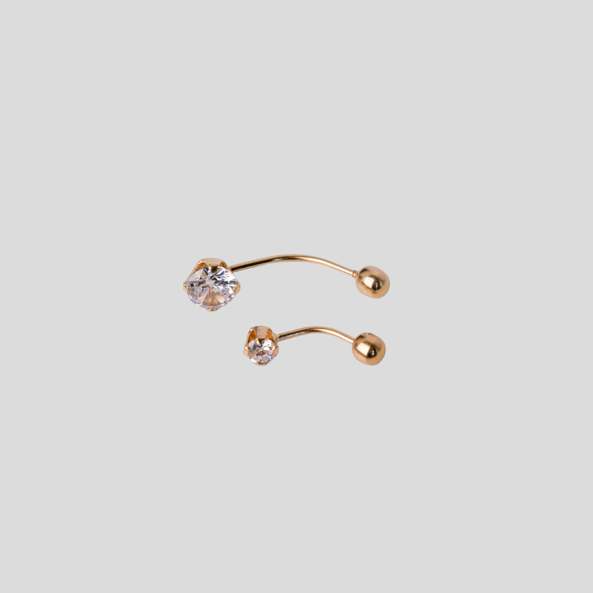 Piercing de Ombligo Oro Rosado 18K