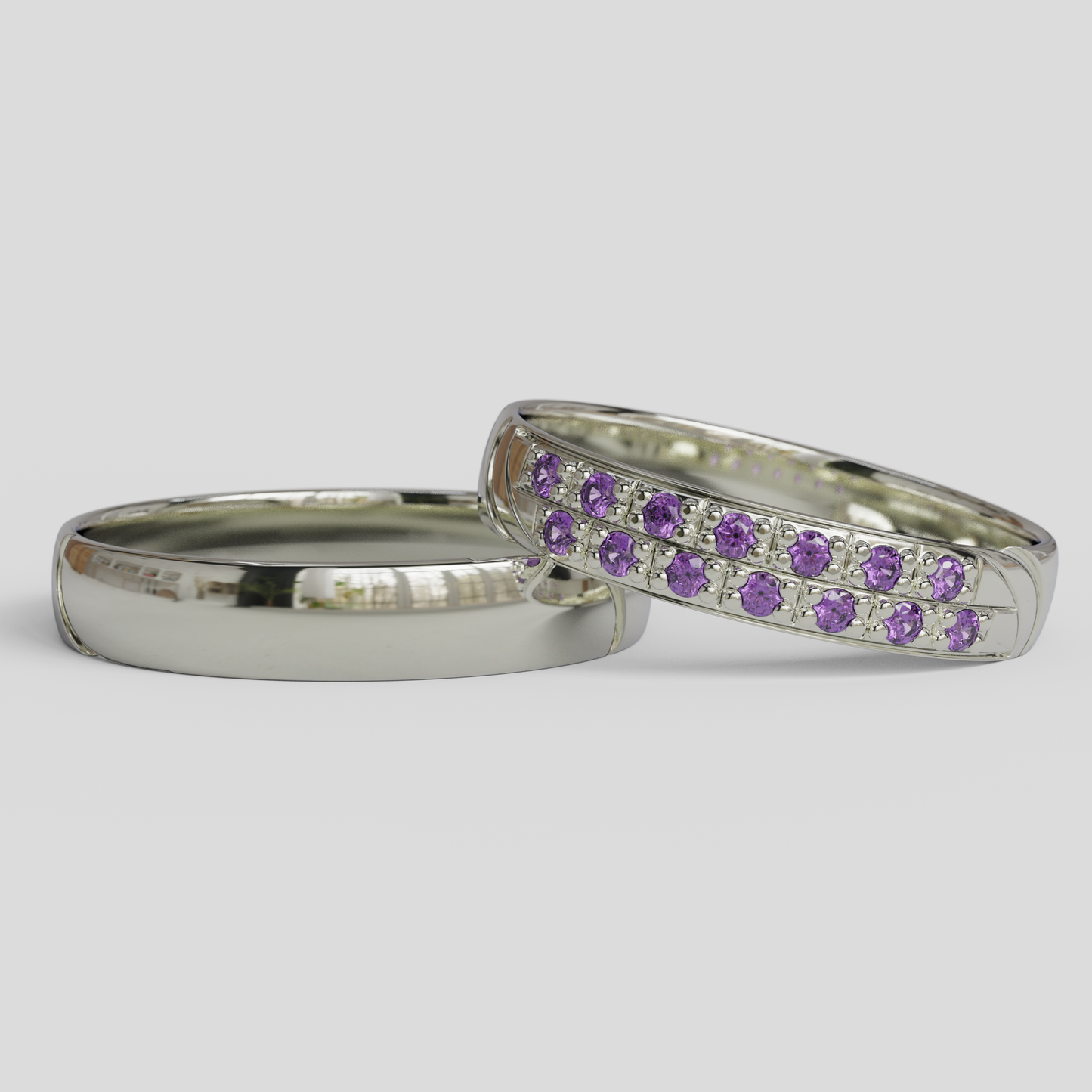 Argollas de Matrimonio Livia Plata 950